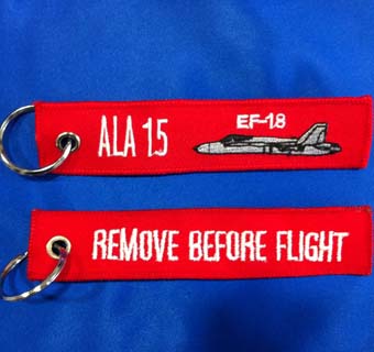 Llavero Remove Before Flight ALA 15 EF-18